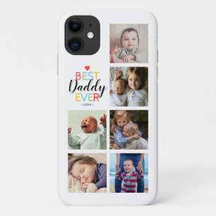 Personalisierte Beste-Daddy-Fotocollage Case-Mate iPhone Hülle