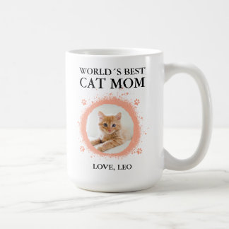 Personalisierte beste Katzenmutter Kaffeetasse