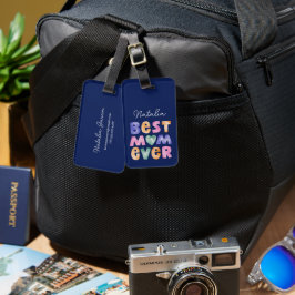 Personalisierte beste Mama je Gepäckanhänger