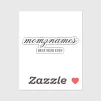 Personalisierte Beste Mama je Kalligrafiebezeichnu