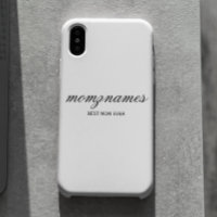 Personalisierte Beste Mama je Kalligrafiebezeichnu