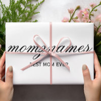 Personalisierte Beste Mama je Kalligrafiebezeichnu