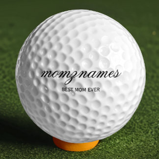Personalisierte Beste Mama je Kalligrafiebezeichnu Golfball