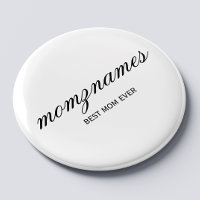 Personalisierte Beste Mama je Kalligrafiebezeichnu