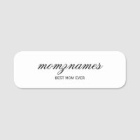 Personalisierte Beste Mama je Kalligrafiebezeichnu