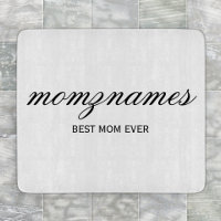 Personalisierte Beste Mama je Kalligrafiebezeichnu