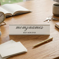 Personalisierte Beste Mama je Kalligrafiebezeichnu