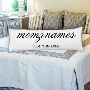 Personalisierte Beste Mama je Kalligrafiebezeichnu Seitenschläferkissen