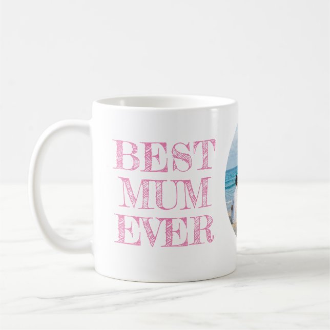 Personalisierte Beste Mama je Tasse mit Foto (Links)