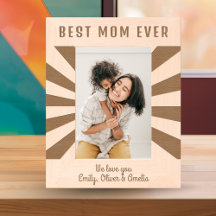 Personalisierte beste Mama Sun Burst Keepake