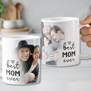 Personalisierte Beste Mama überhaupt 2 Foto Kaffeetasse