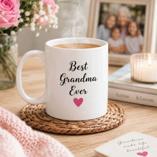 Personalisierte Beste Oma Nana Mimi Ever Kaffeetasse