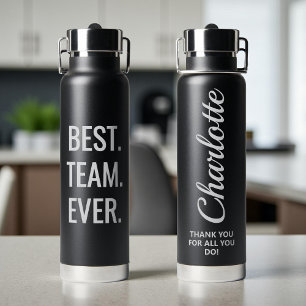 Personalisierte beste Team-Mitarbeiter-Appreciatio Trinkflasche