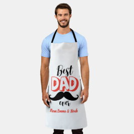 Personalisierte "Bester Vater aller Zeiten"-Schürz Schürze