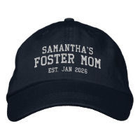 Personalisierte bestickte Mütze für Pflege-Mama