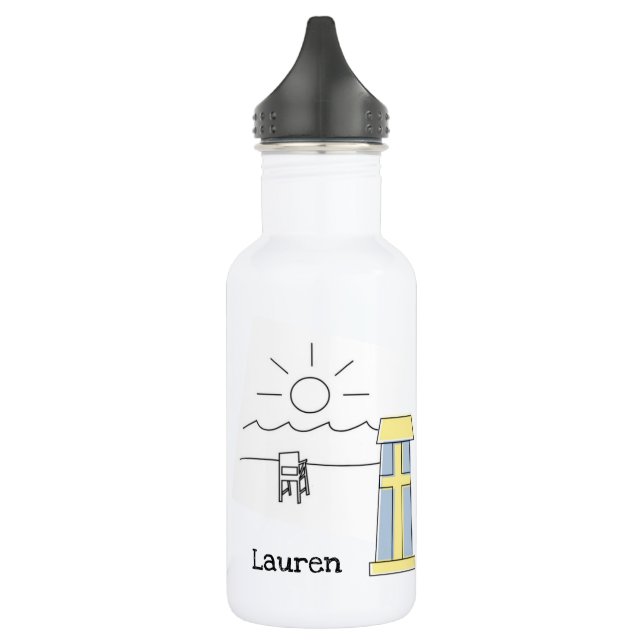 Personalisierte Bethany Beach Wasserflasche (Links)
