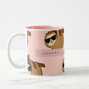 Personalisierte, bezaubernde Schlucht mit Glasmust Zweifarbige Tasse