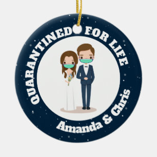 Personalisierte Bezeichnungen, die für das Leben u Keramik Ornament