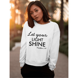 Personalisierte Bibel für den Lichtschacht Christl Sweatshirt