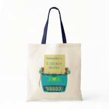 Personalisierte Bibliothek bucht niedliche