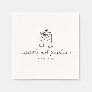 Personalisierte Bierbrauerei Toast Napkins Serviette