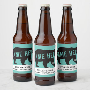 Personalisierte Bierflasche Bierflaschenetikett