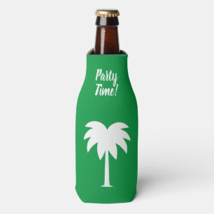 Personalisierte Bierflasche cooler mit Palme Flaschenkühler