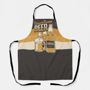 Personalisierte Bierflasche Sudsy Mug Brau Bar  Schürze