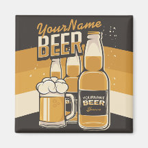 Personalisierte Bierflasche Sudsy Tasse Brauen Bar