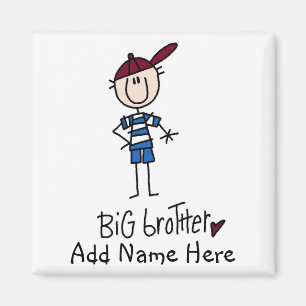 Personalisierte Big Brother Tshirts und Geschenke Magnet