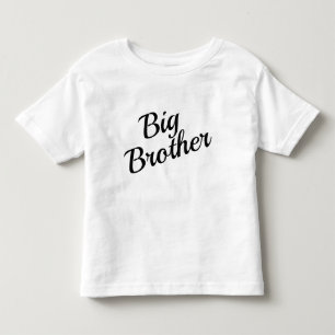 Personalisierte Big Brother Typografie Kleinkind T T-shirt
