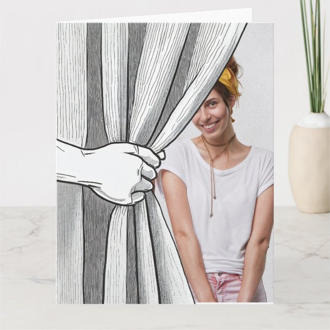 Personalisierte Big-Foto-Karte Karte (Vorderseite)