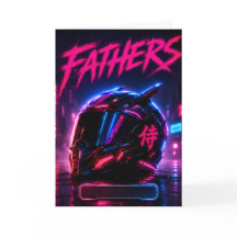 Personalisierte Biker-Vater-Karte
