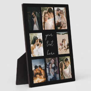 Personalisierte Bilderfamilie für benutzerdefinier Fotoplatte