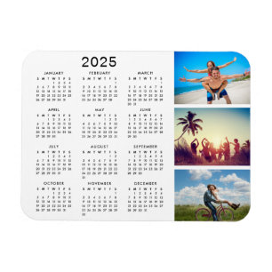 Personalisierte Bildergalerie 2023 Kalender Magnet