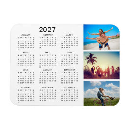 Personalisierte Bildergalerie 2023 Kalender Magnet