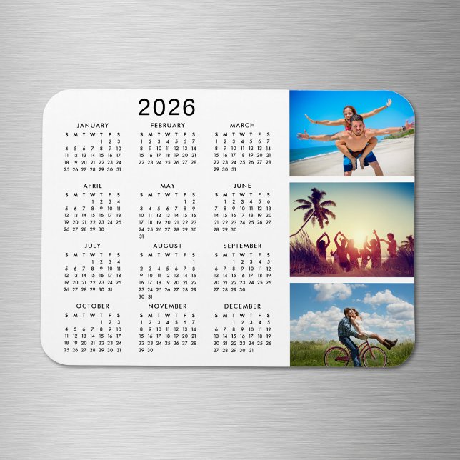 Personalisierte Bildergalerie 2024 Kalender Magnet (Von Creator hochgeladen)