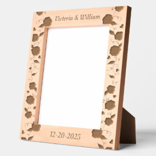Personalisierte Bilderrahmen für Hochzeiten Geätzte Rahmen