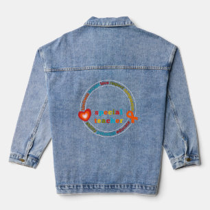 Personalisierte Bildung Jeansjacke