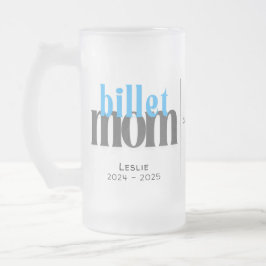 Personalisierte Billet-Mama mit wissenschaftlichen Mattglas Bierglas