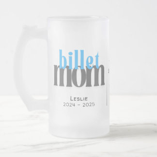 Personalisierte Billet-Mama mit wissenschaftlichen Mattglas Bierglas