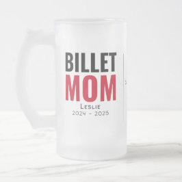 Personalisierte Billet-Mama mit wissenschaftlichen Mattglas Bierglas