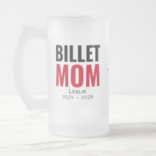 Personalisierte Billet-Mama mit wissenschaftlichen Mattglas Bierglas