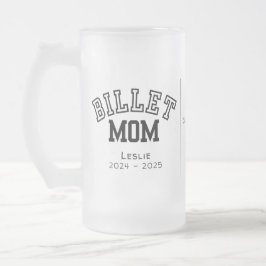 Personalisierte Billet-Mama mit wissenschaftlichen Mattglas Bierglas