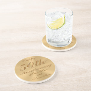 PERSONALISIERTE billige 50. Getränkeuntersetzer
