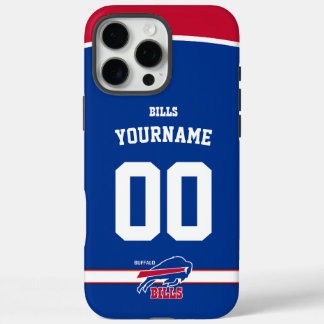 Personalisierte Bills Jersey American Football iPhone 16 Pro Max Hülle