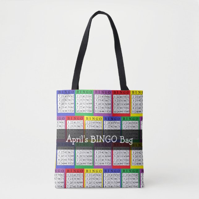 Personalisierte BINGO Tasche (Vorderseite)