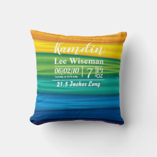 Personalisierte Birth Pillow Lgbtq Regenbogenflagg Kissen