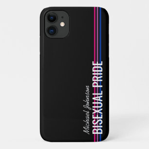Personalisierte Bisexuellen-Flagge Farbige Streife Case-Mate iPhone Hülle