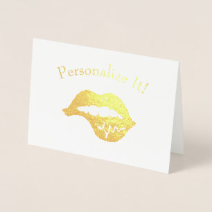 Personalisierte Bittklammer Folienkarte